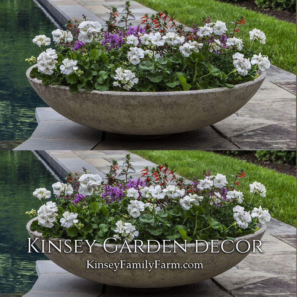 Textured Zen Bowl Extra Large Planters Kinsey Garden Decor