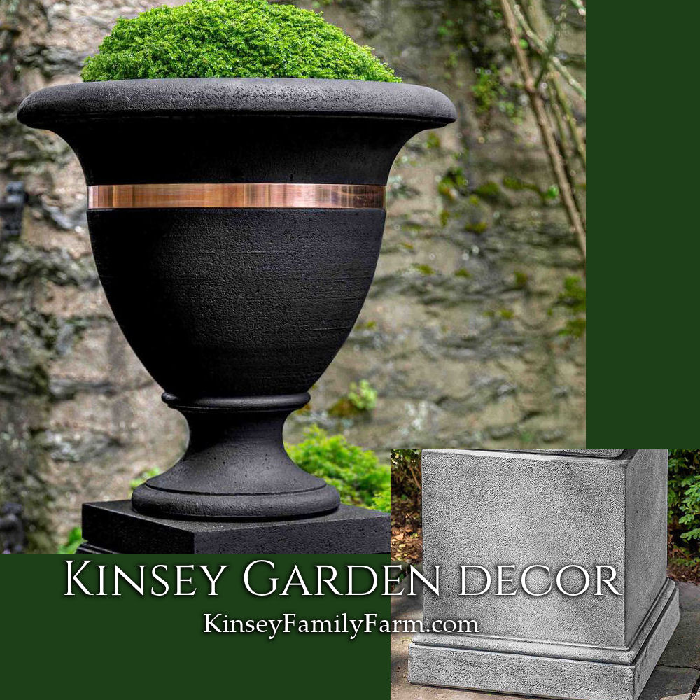 Moderne Tapered Tall Outdoor Planters Set Kinsey Garden Decor