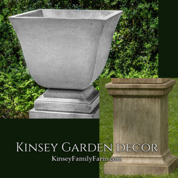Kinsey Garden Decor shelbourne urn pedestal