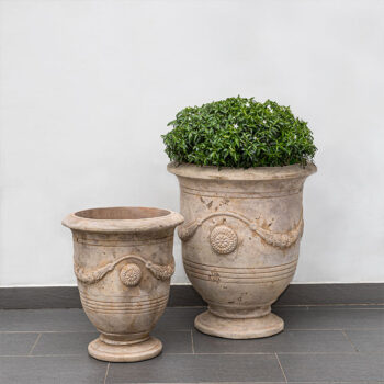 Ceramic Plant Pot With Handles Terracotta Planter Clay Flower Garden Pot 
